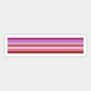 Lipstick Lesbian Pride Sticker